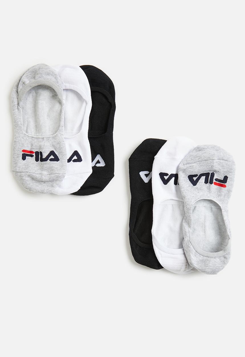 FILA - Sicily secret sock ladies 3 pack - white / black / grey melange