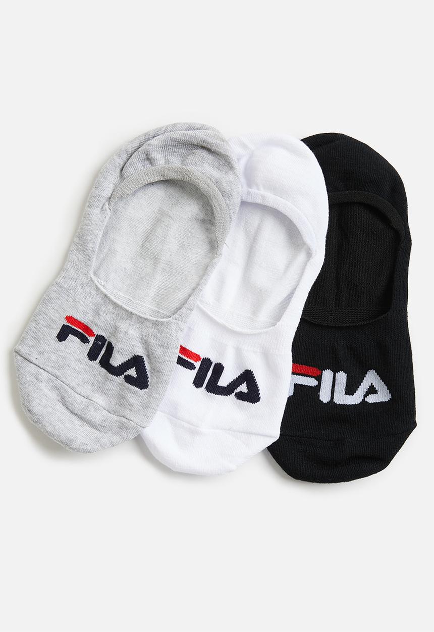 FILA - Sicily secret sock ladies 3 pack - white / black / grey melange