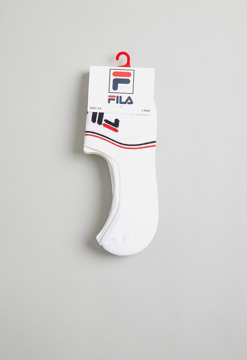 FILA - Stallone secret sock 3 pack - white