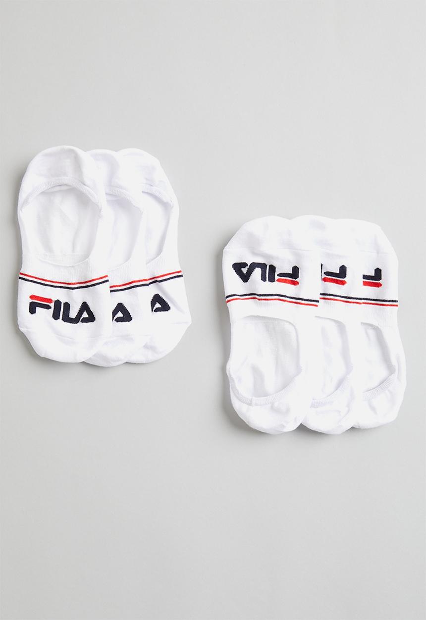 FILA - Stallone secret sock 3 pack - white