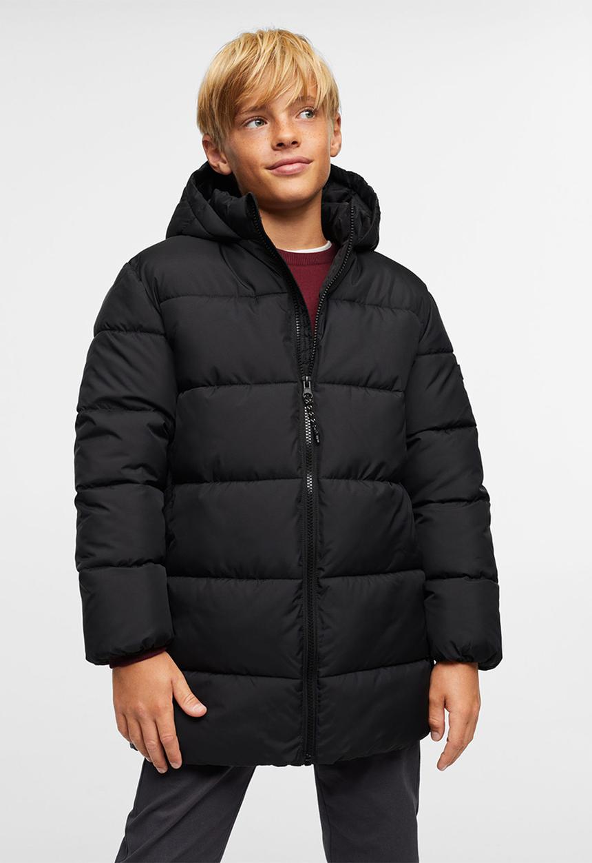 MANGO - Anorak  amerlong - black