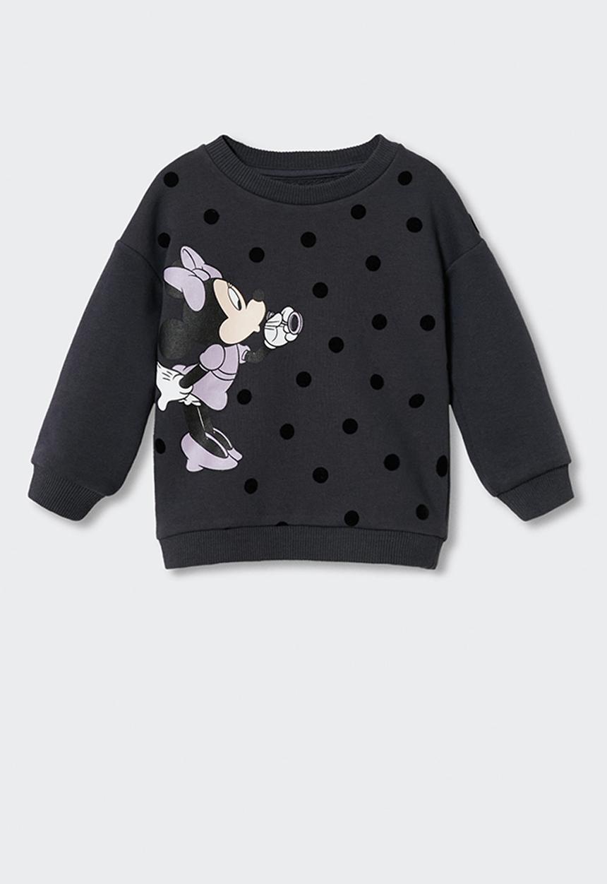 MANGO - sweatshirt mbubbleb - charcoal