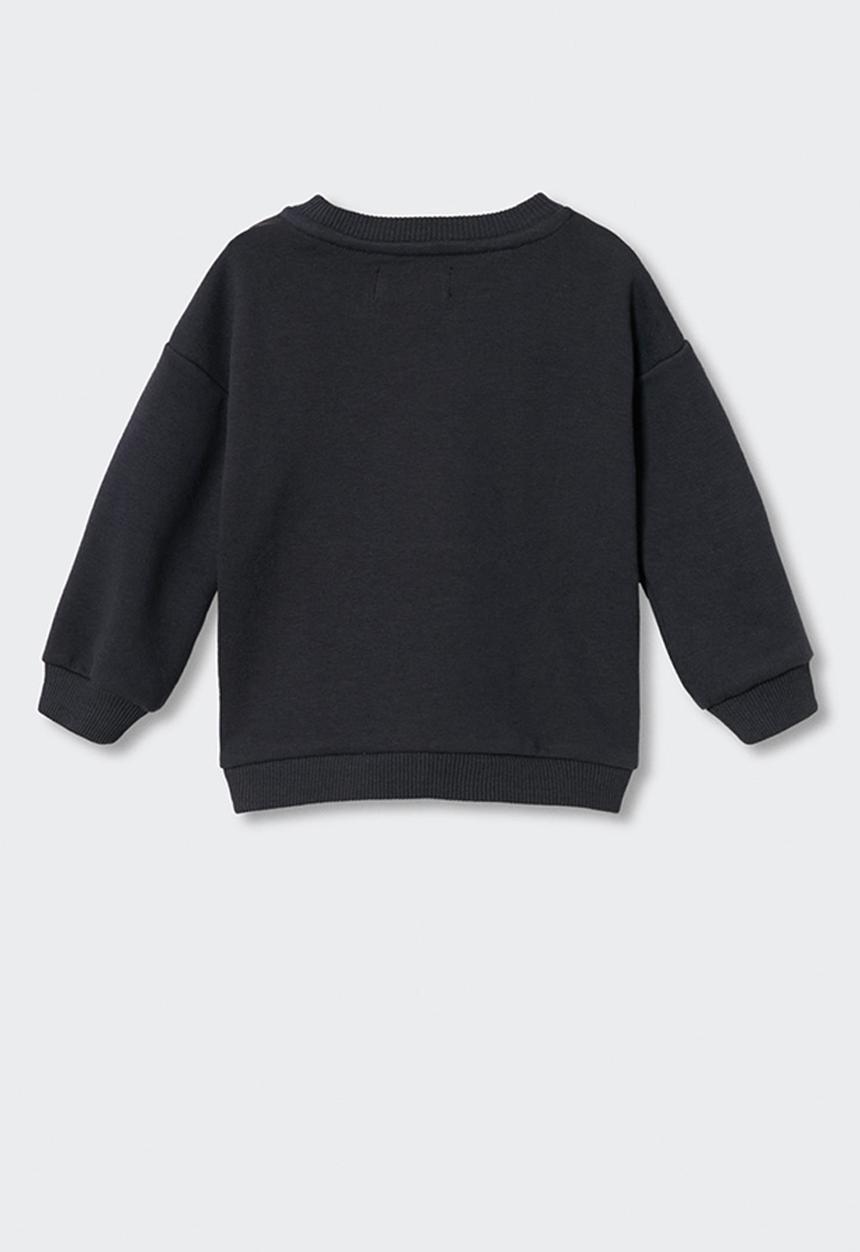 MANGO - sweatshirt mbubbleb - charcoal