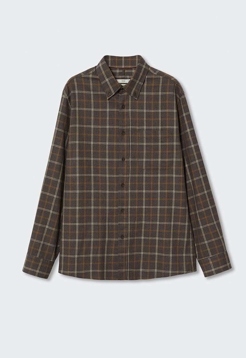 MANGO - Short cantu - brown