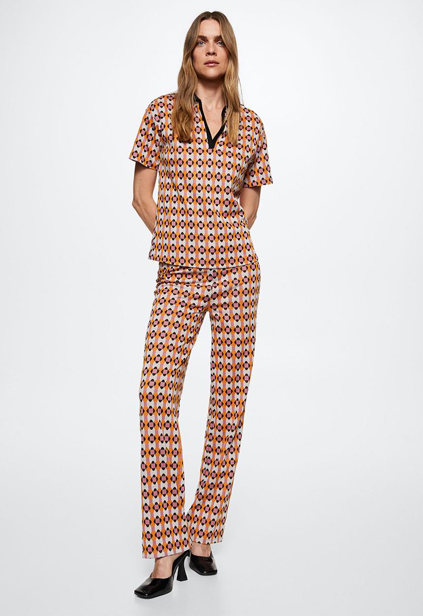 MANGO - Trousers jaco - pink