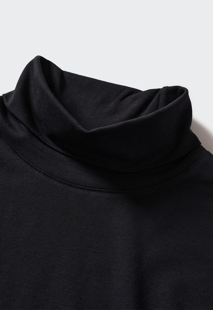 MANGO - T-shirt luton - black