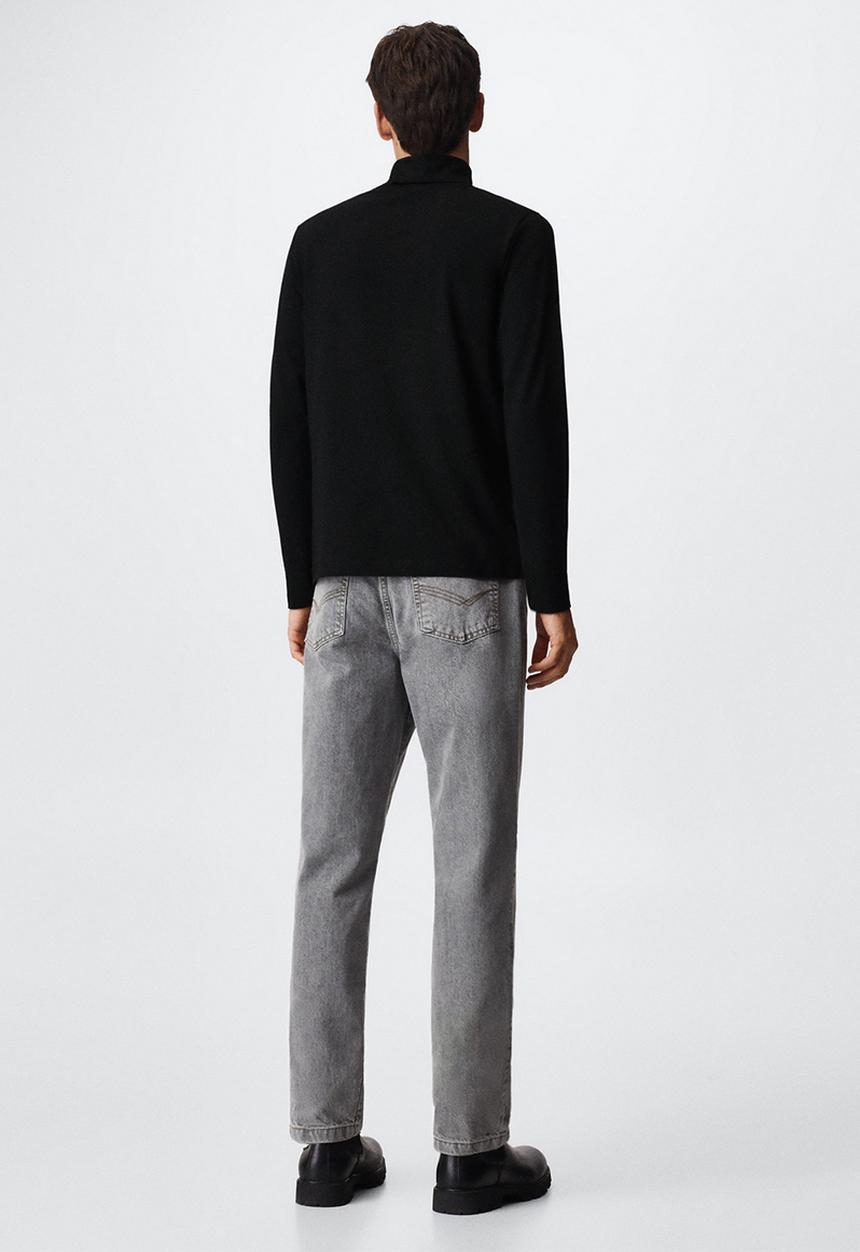 MANGO - T-shirt luton - black