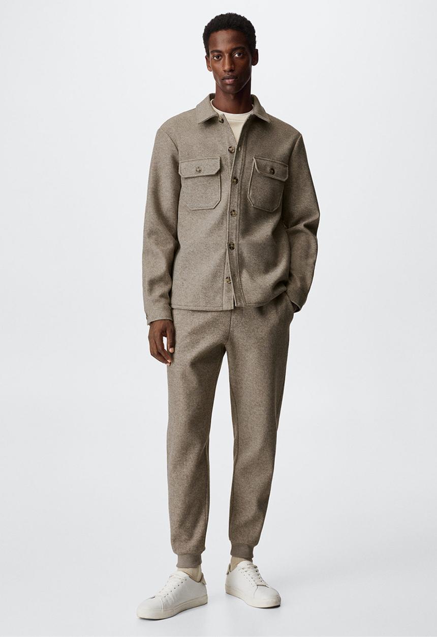 MANGO -  Sweatshirt alludia - beige