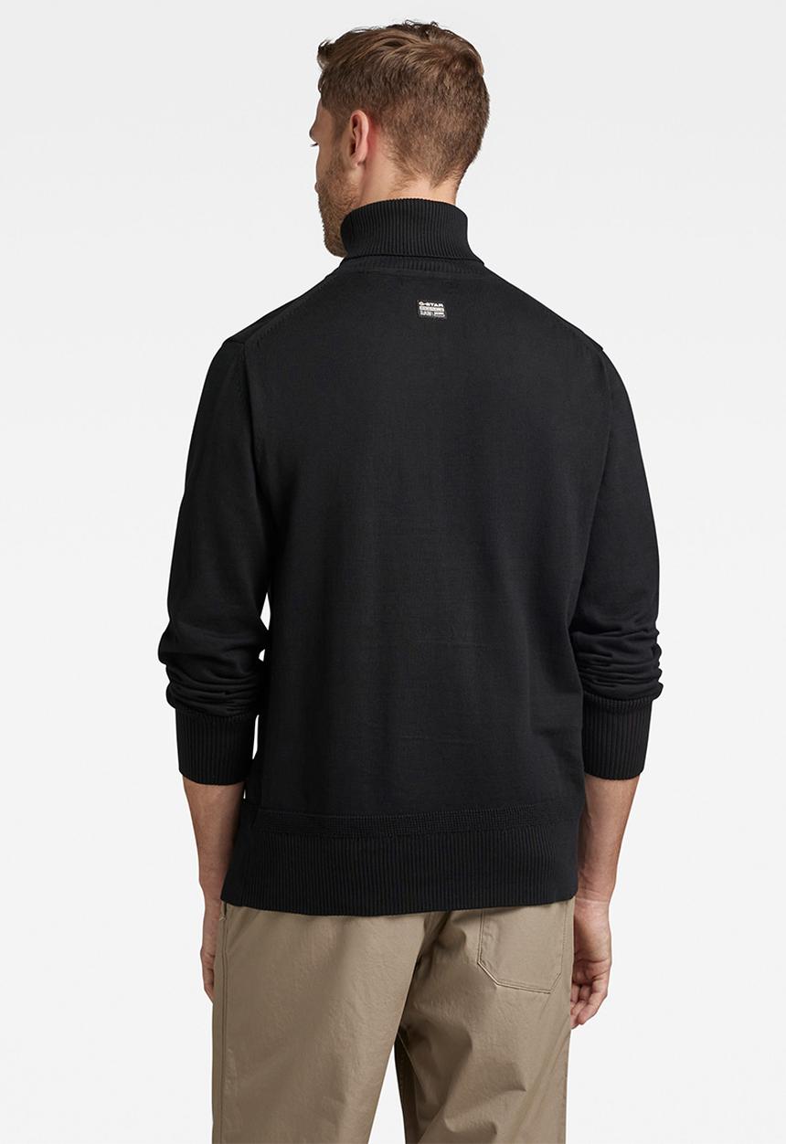 G-STAR - Premium core turtle knit - dk black