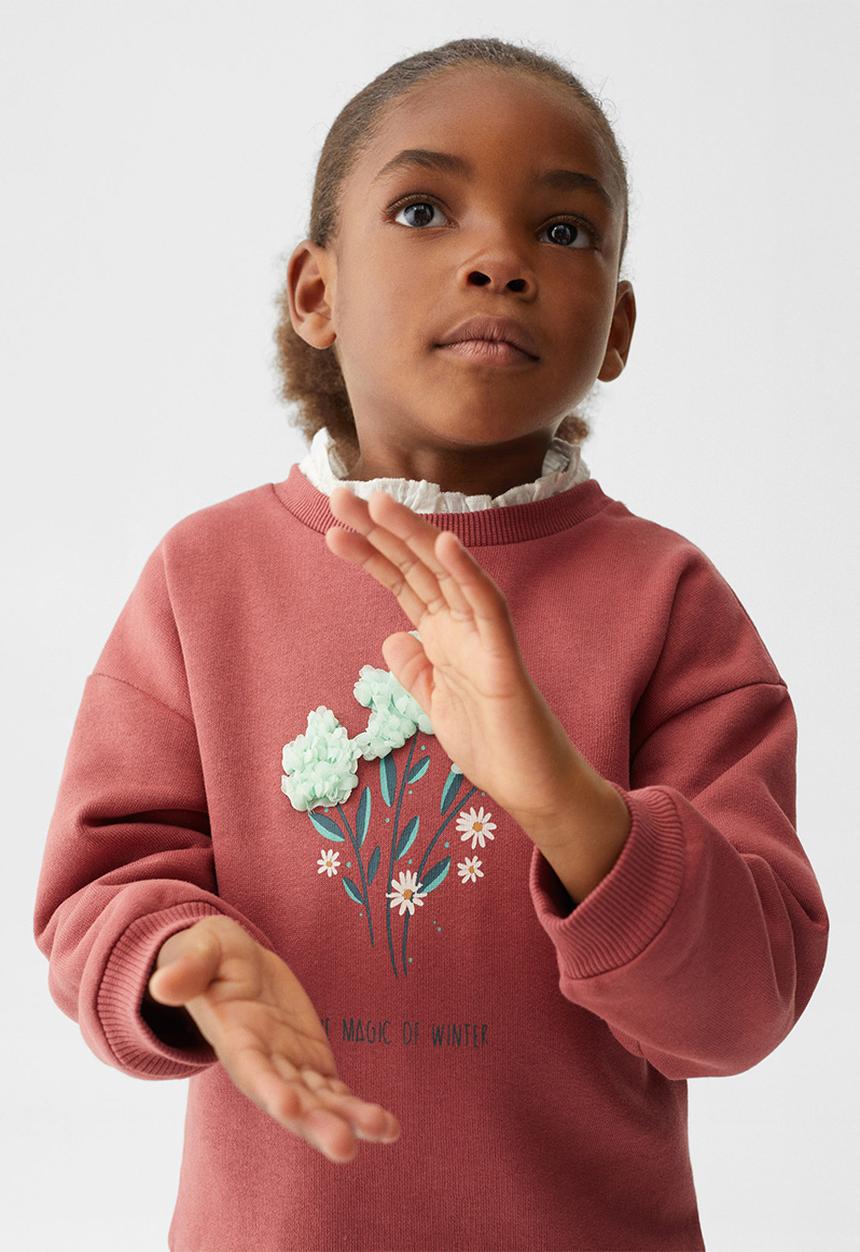 MANGO - Sweatshirt amapola - orange