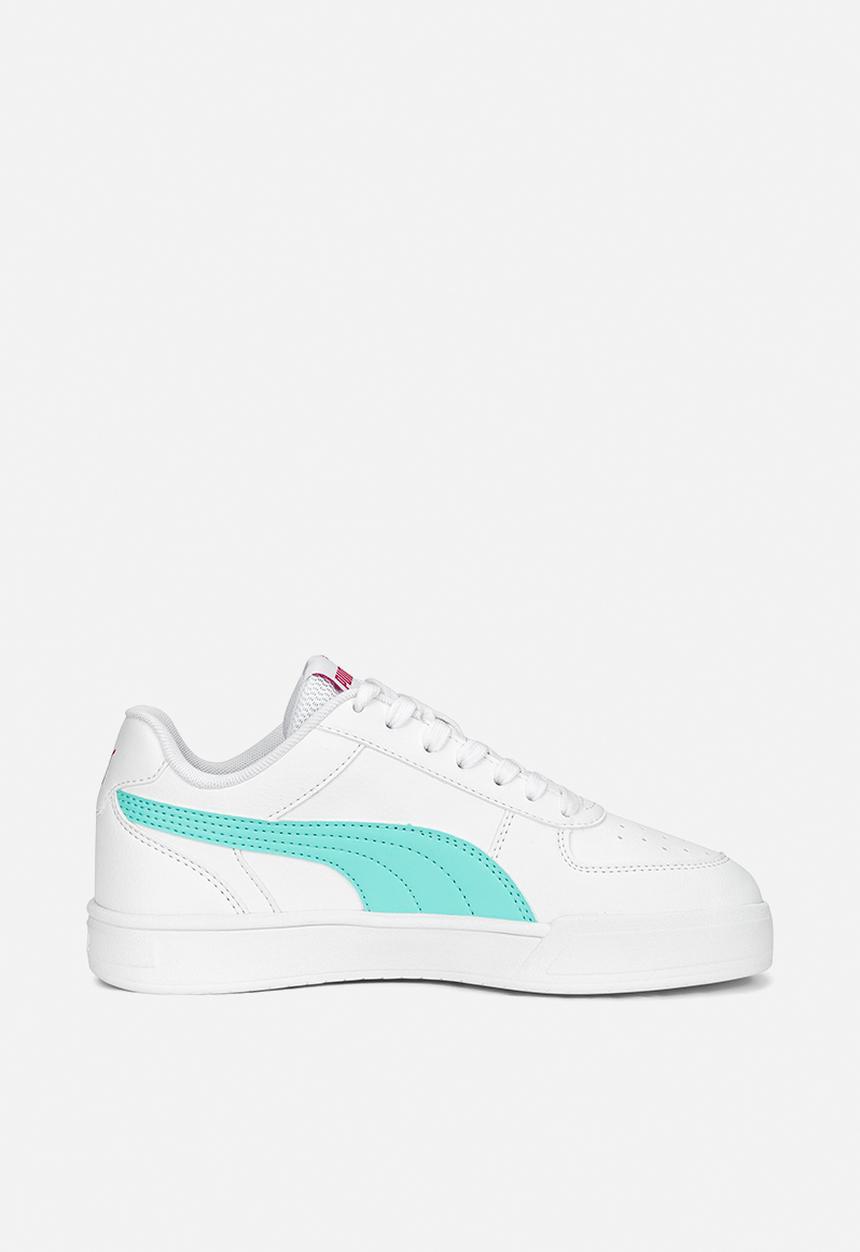 PUMA - Puma caven jr - puma white-mint-glowing pink