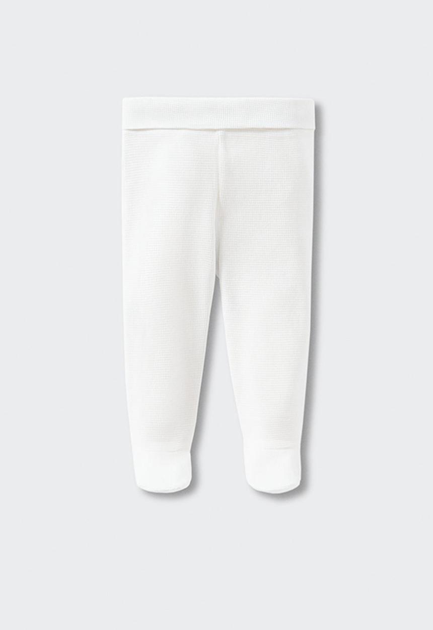 MANGO - Trousers monroe - white