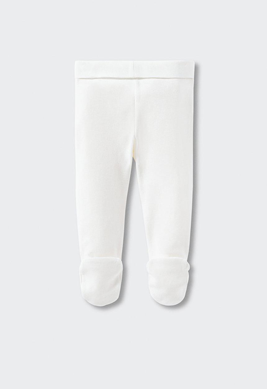 MANGO - Trousers monroe - white