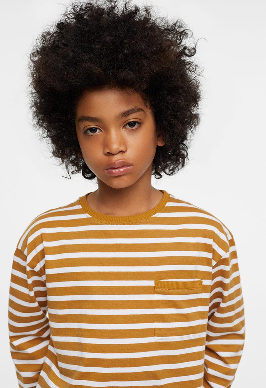 MANGO - T-shirt charles - orange