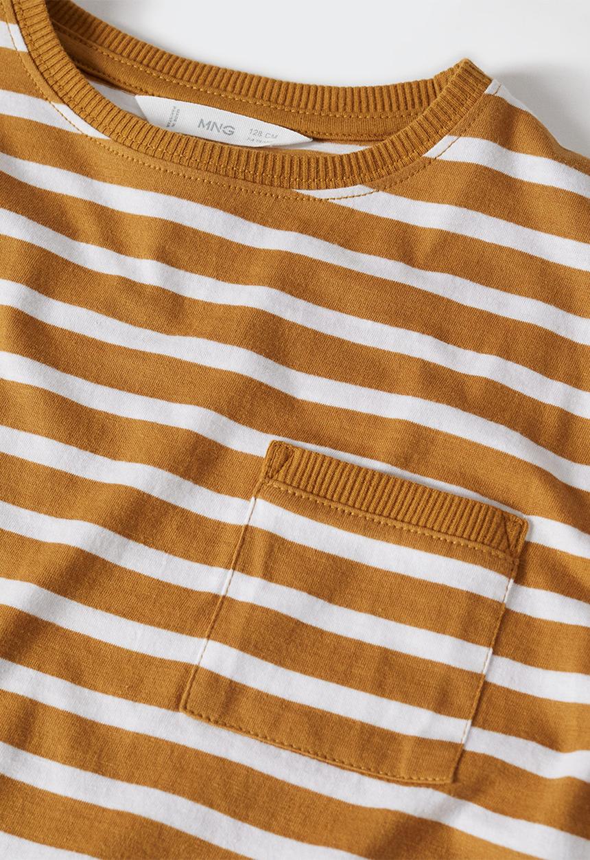 MANGO - T-shirt charles - orange