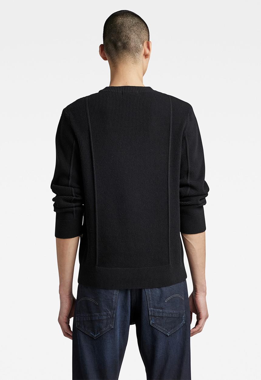G-STAR - Structure r knit - dk black