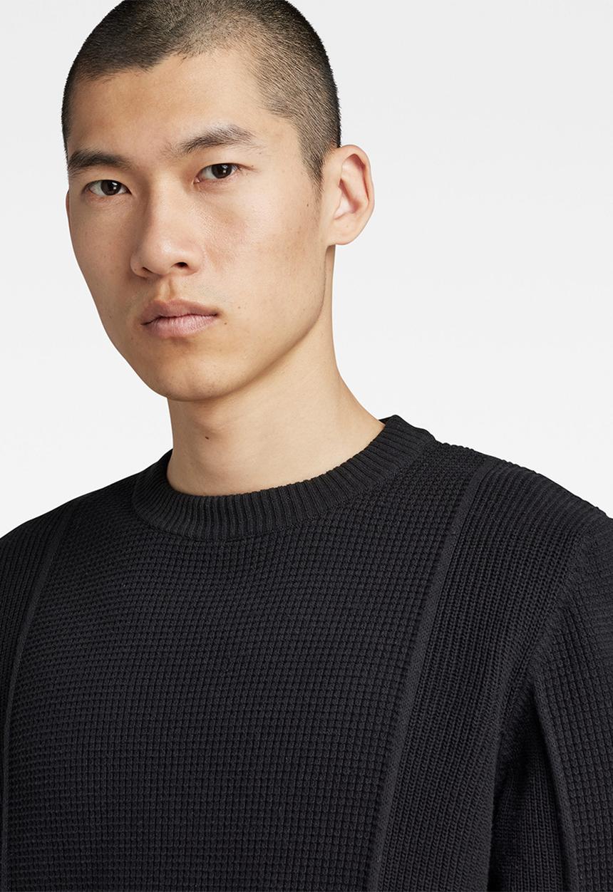 G-STAR - Structure r knit - dk black
