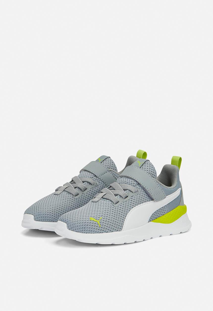 PUMA - Anzarun lite ac ps - cool mid gray-puma white-lime smash