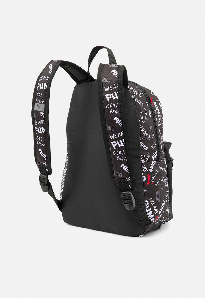 PUMA - Puma phase small backpack - puma black-aop