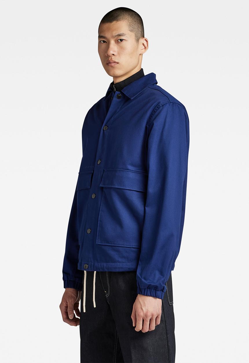 G-STAR - Coach jkt - ballpen blue