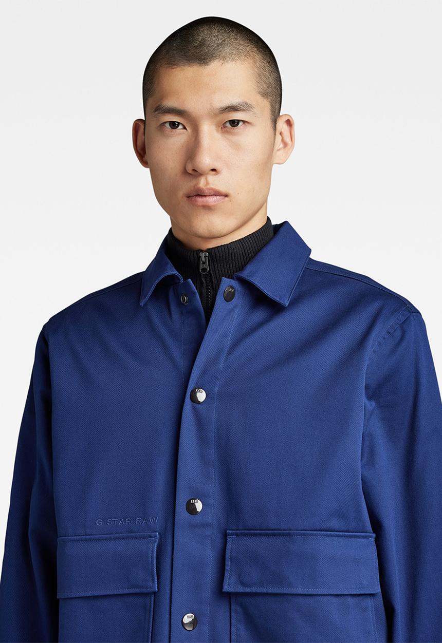 G-STAR - Coach jkt - ballpen blue