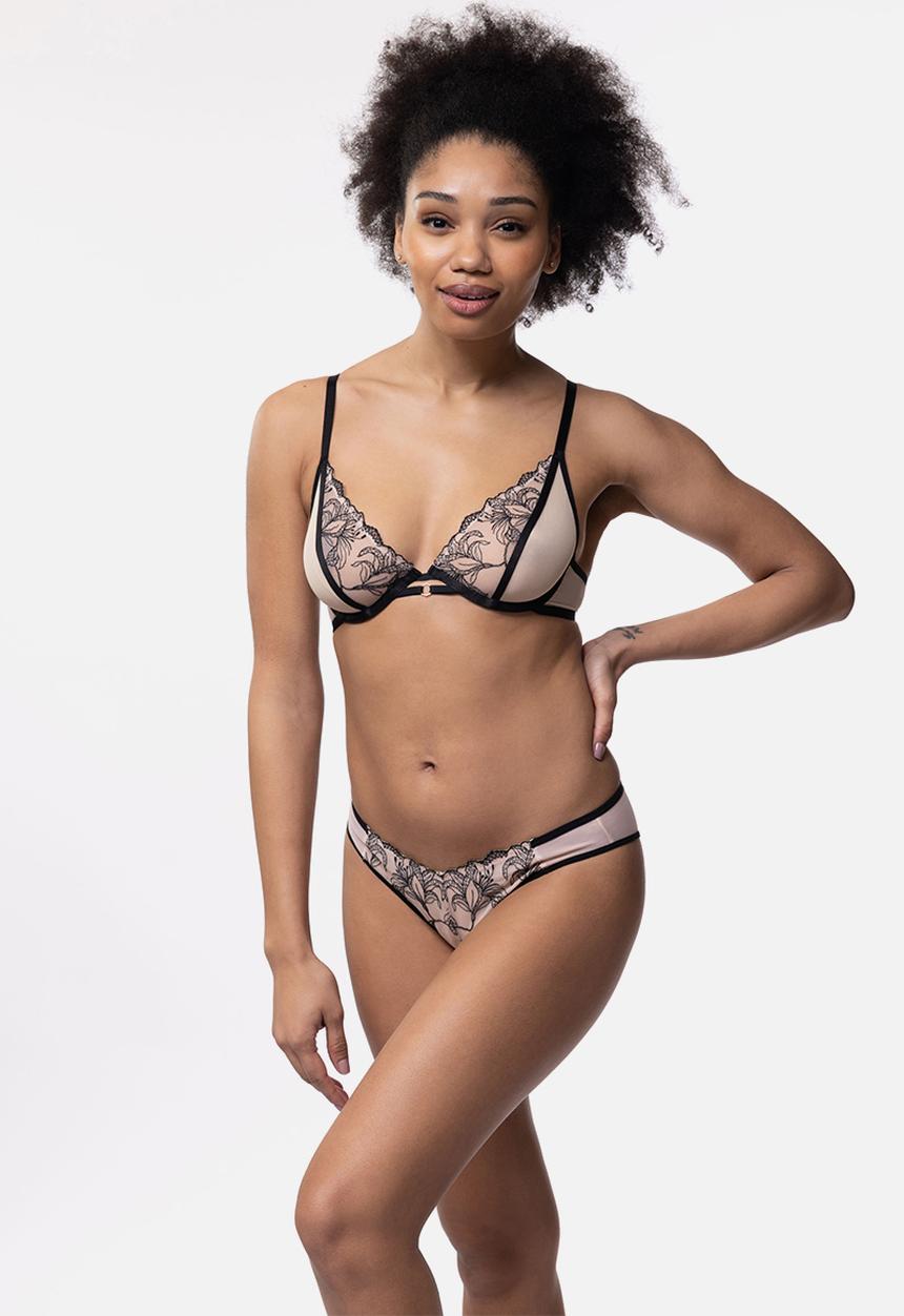 DORINA - Nova brief - tan/black