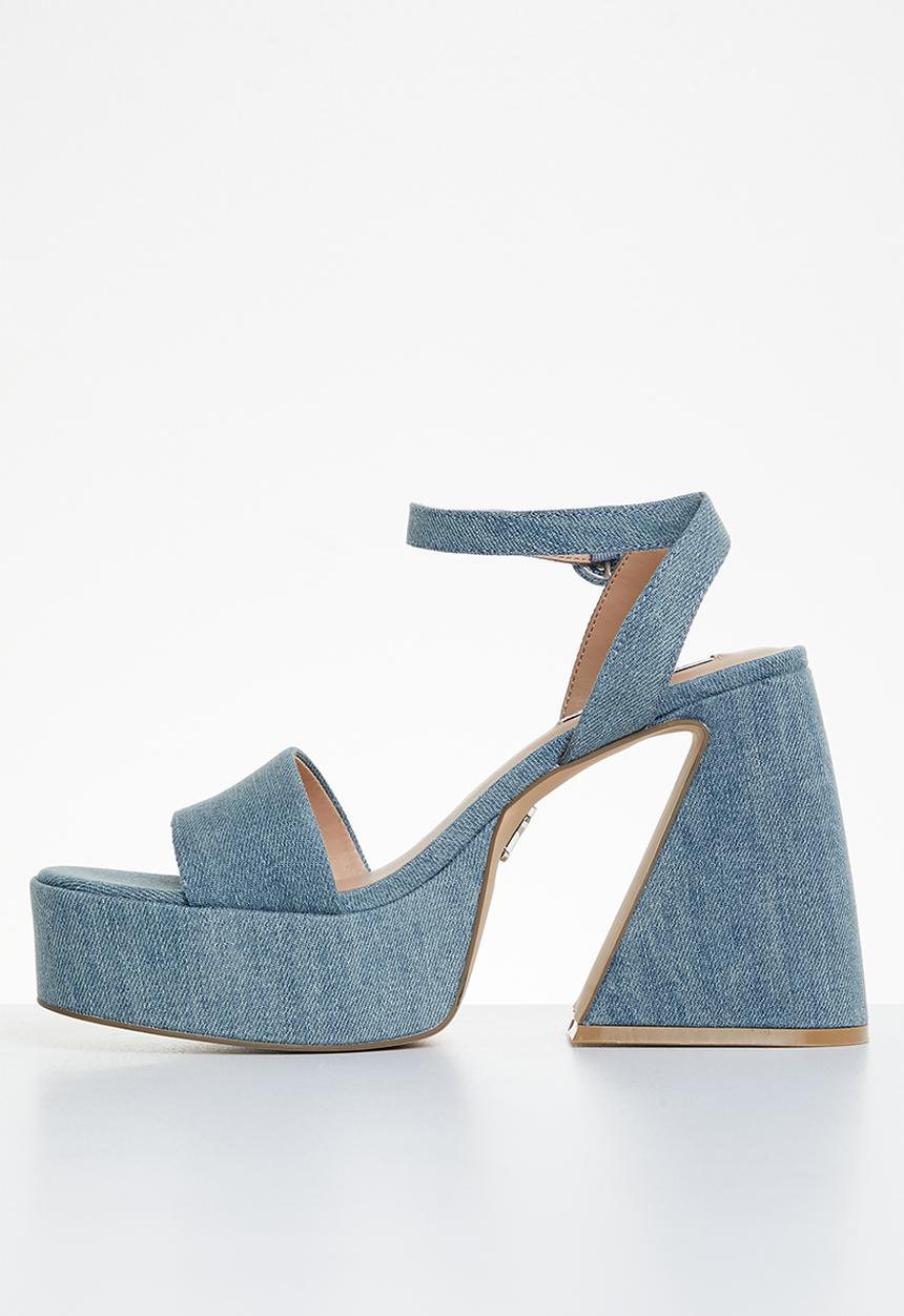 Steve Madden - Paysin platform heel - blue denim