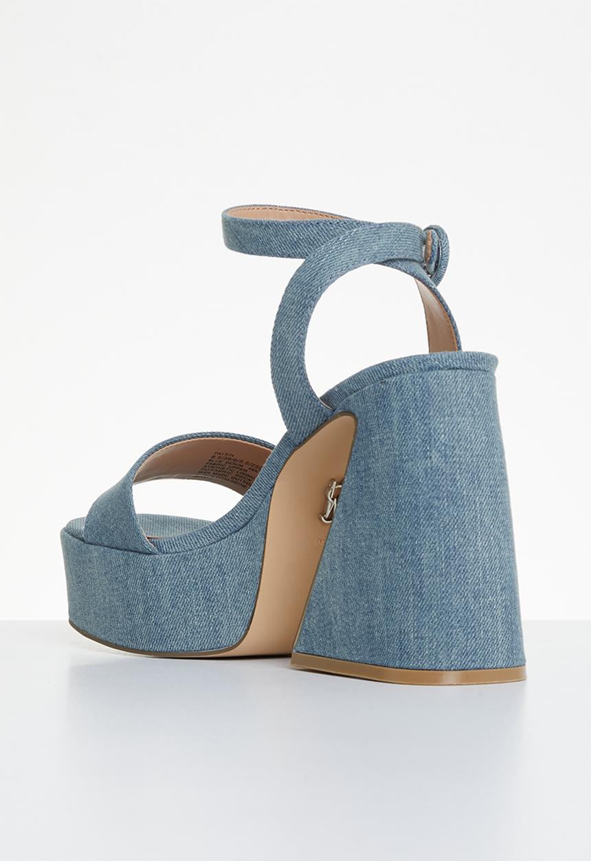 Steve Madden - Paysin platform heel - blue denim