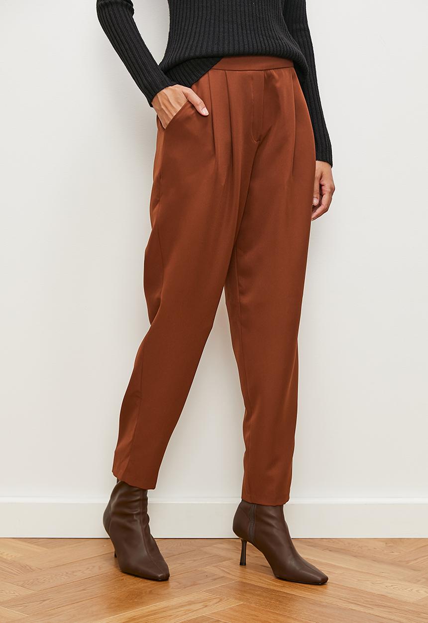edit - Classic tapered trouser - fired brick