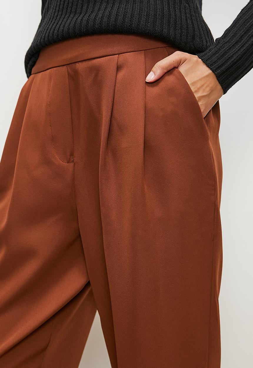 edit - Classic tapered trouser - fired brick