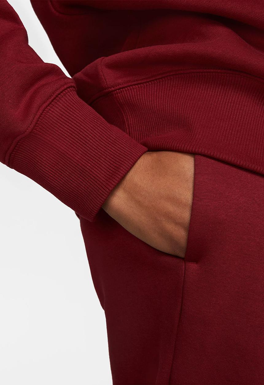 Nike - W nsw phnx flc os crew - team red/white