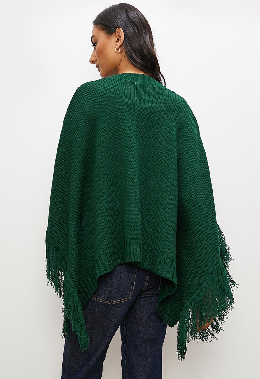 edit - Poncho - emerald green