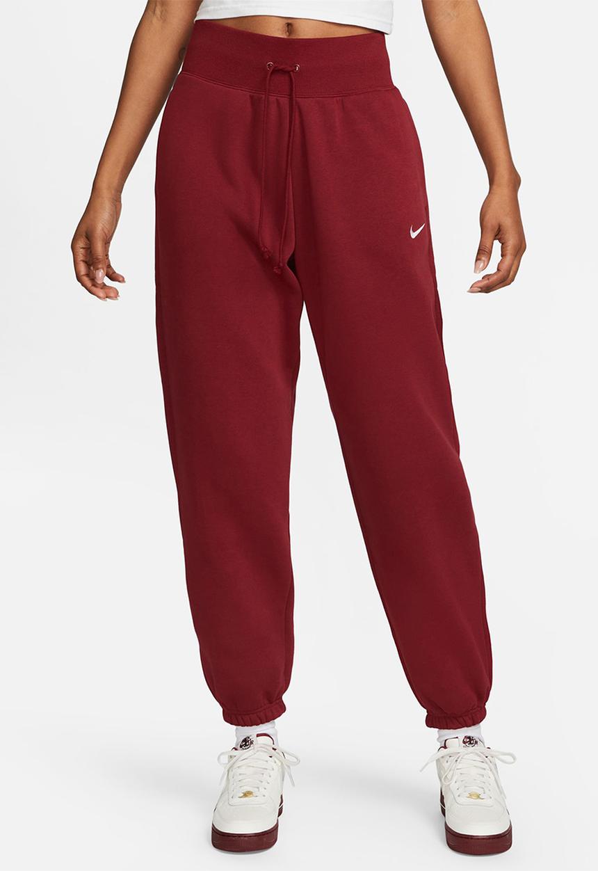 Nike - W nsw phnx flc hr os pant - team red/white