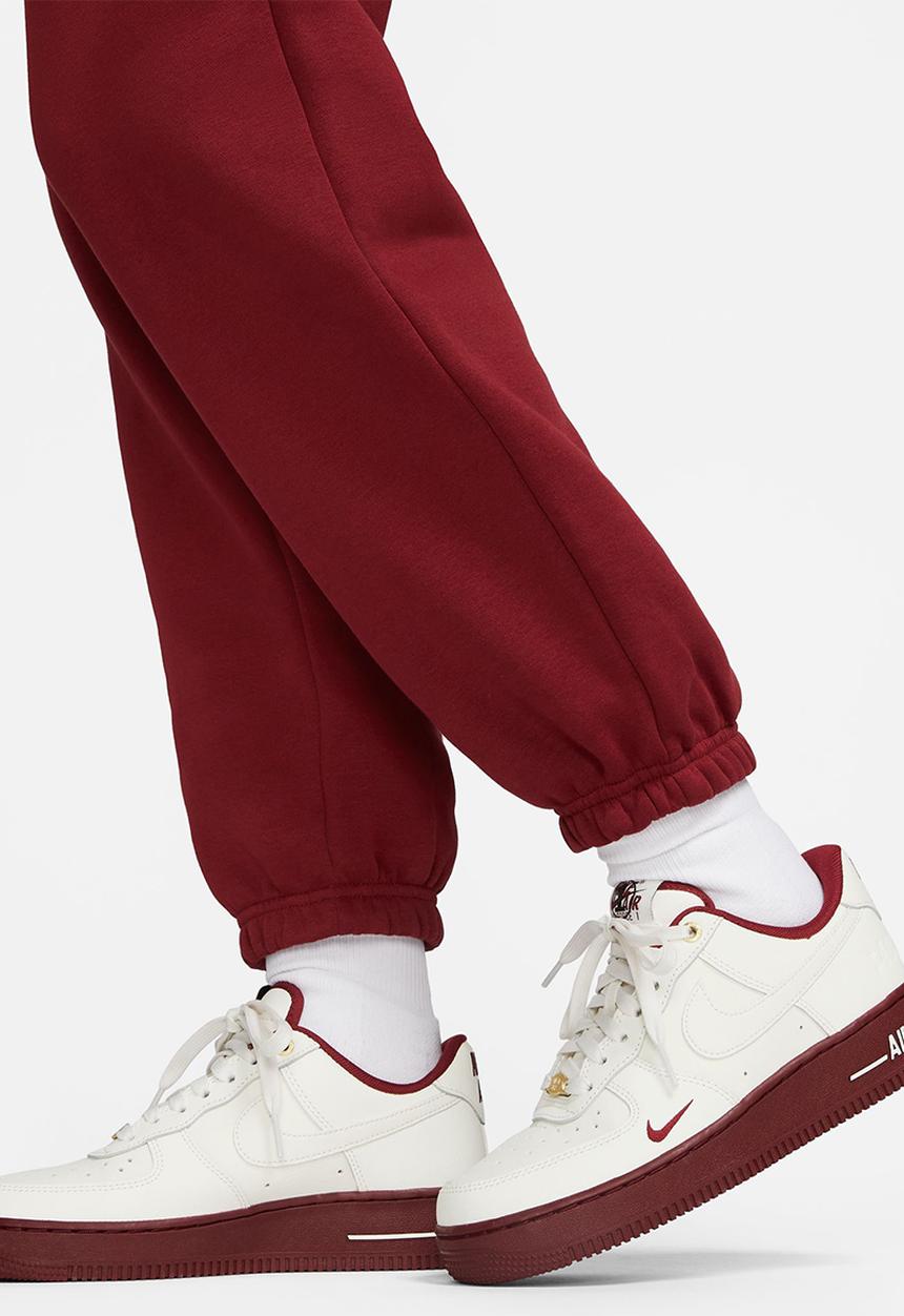 Nike - W nsw phnx flc hr os pant - team red/white