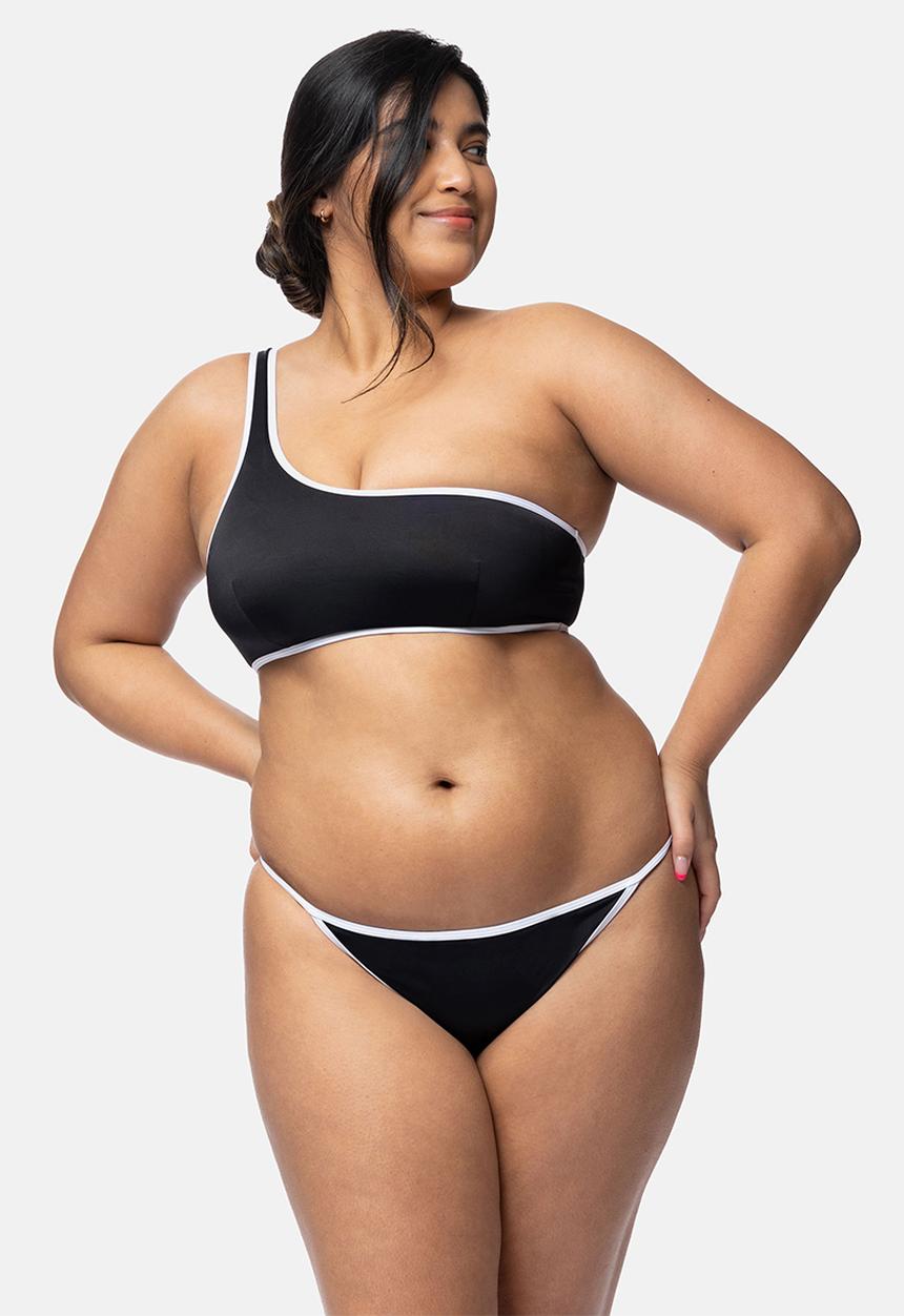 DORINA - Plus bandol tanga bikini bottom - black