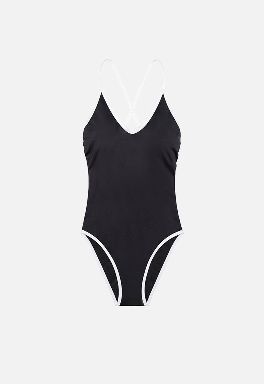 DORINA - Plus bandol swimsuit - black