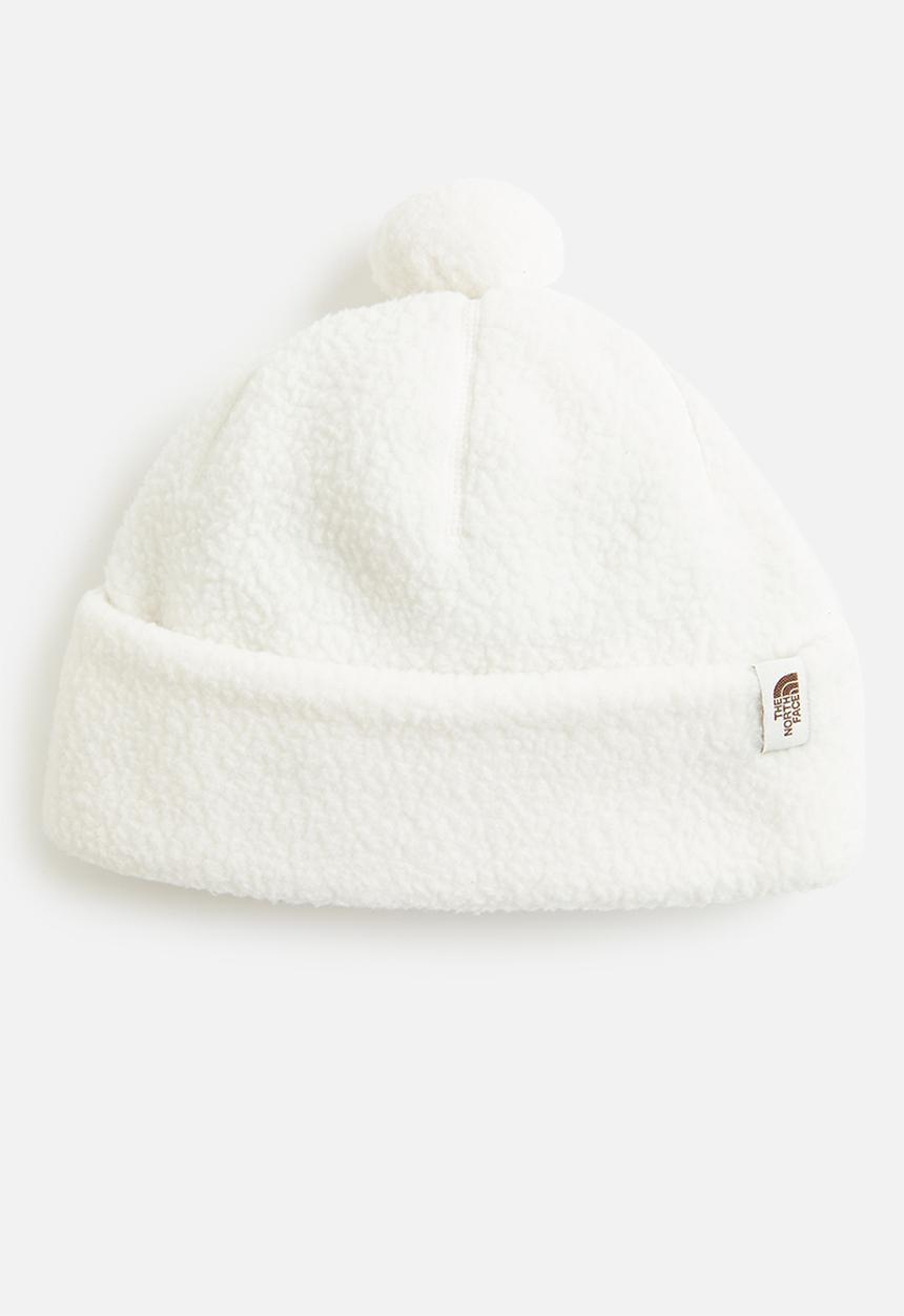 The North Face - Cragmont fleece beanie - white