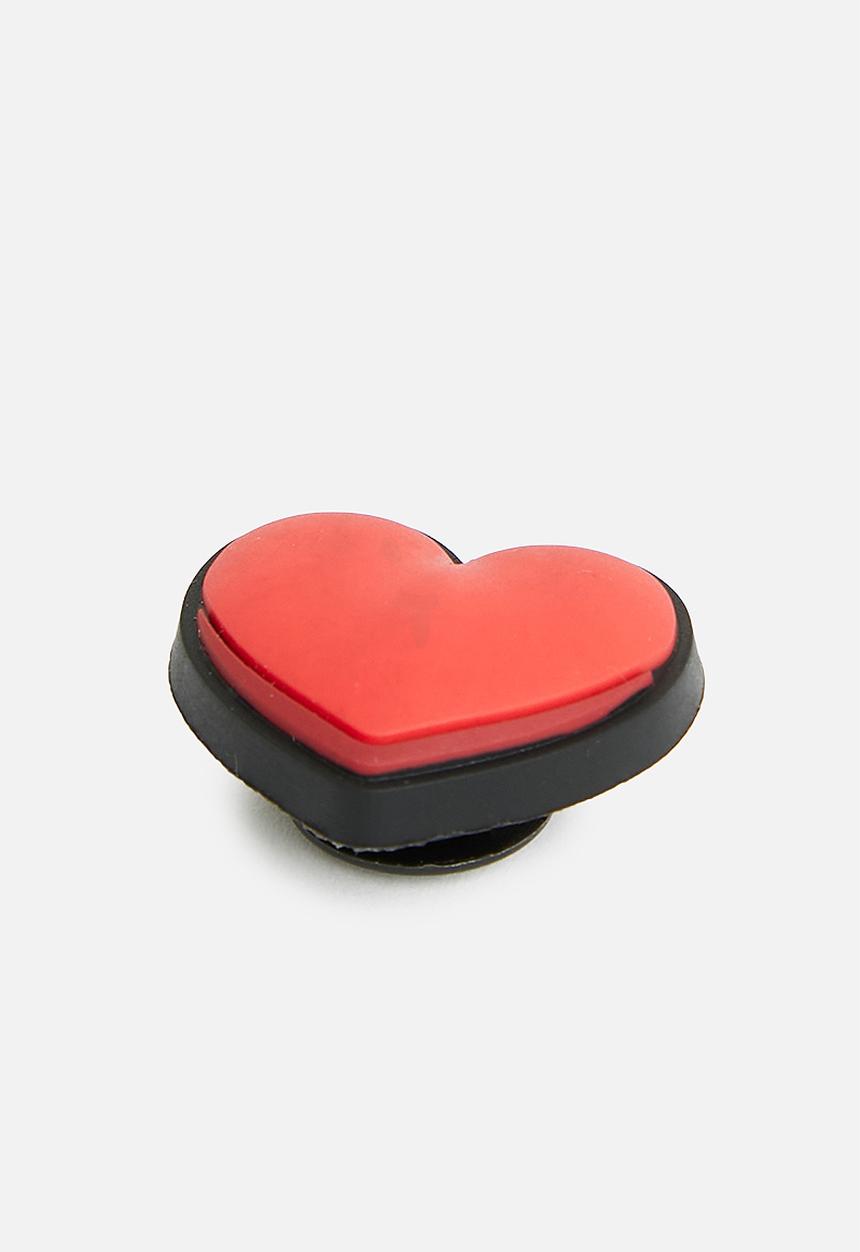 Crocs - Heart - red & black