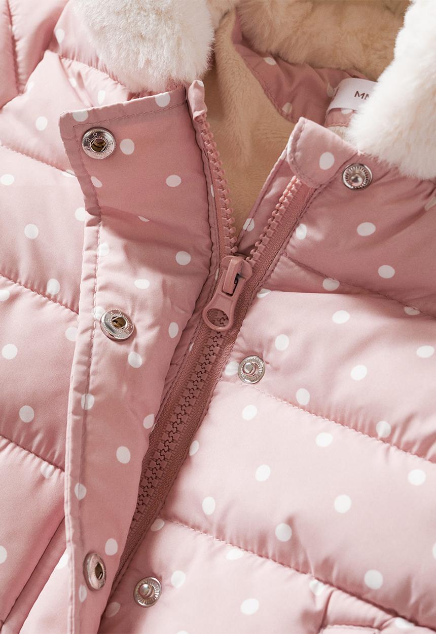 MANGO - Anorak julong - light pink