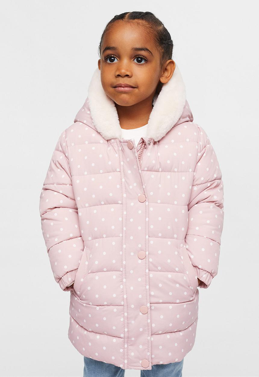MANGO - Anorak julong - light pink
