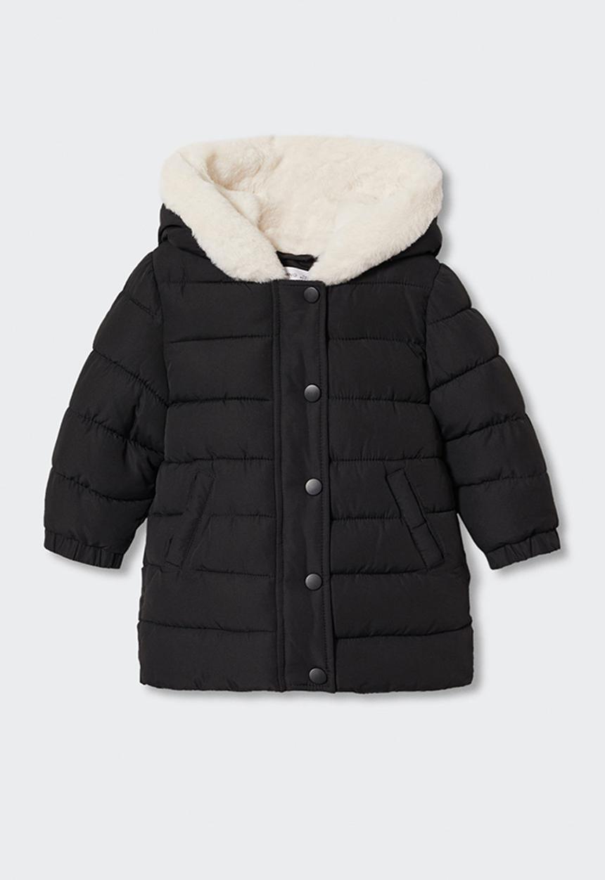 MANGO - Anorak julong - black