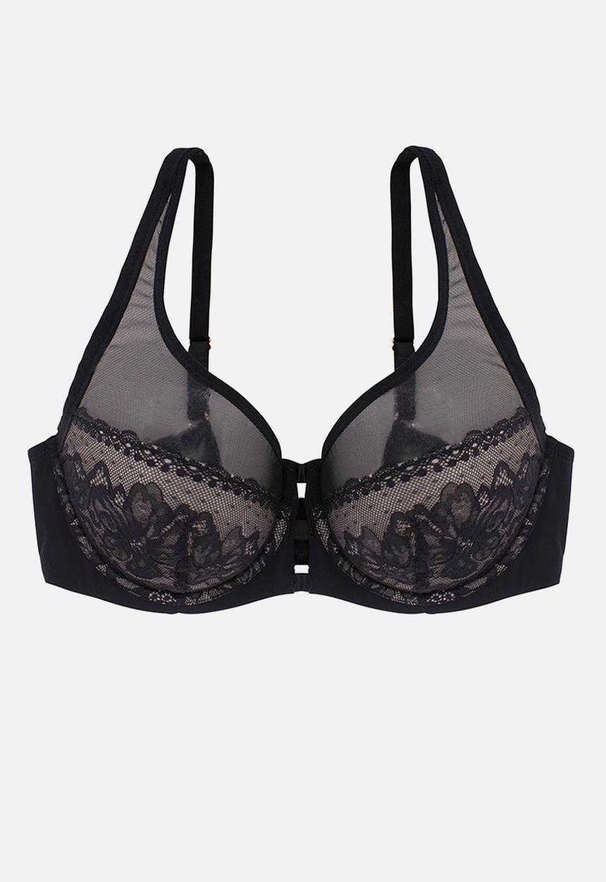 DORINA - Plus talisa none padded wired bra - black
