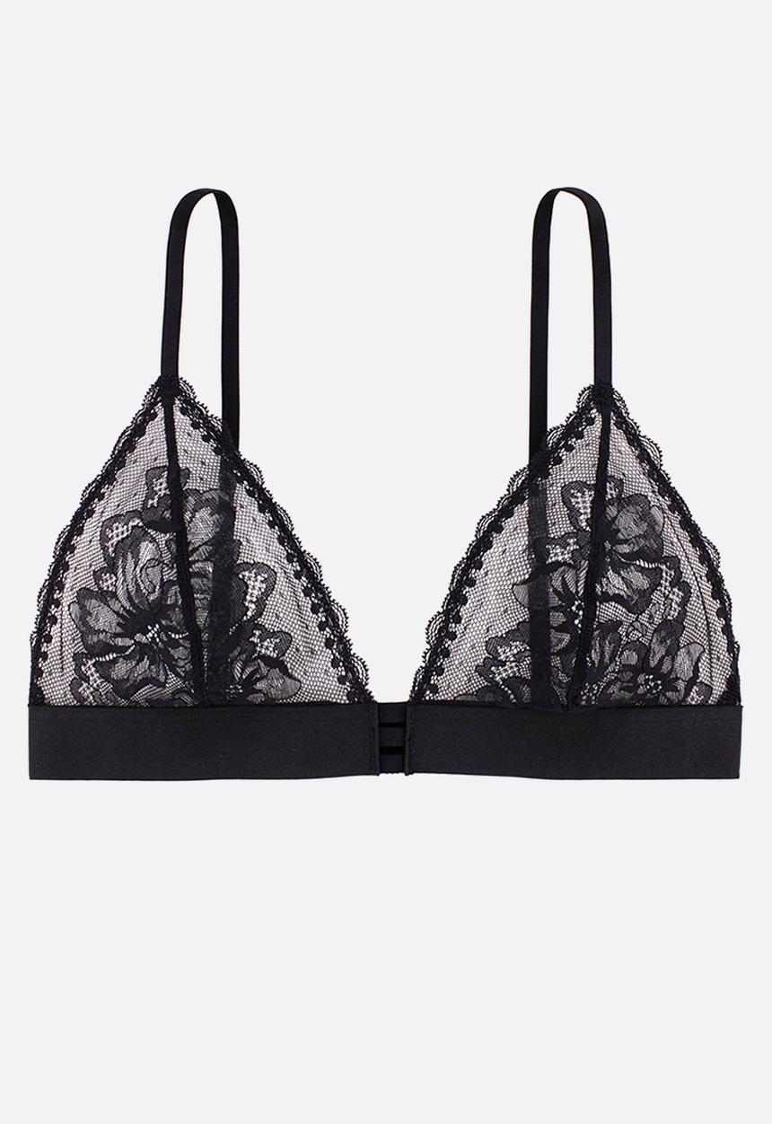 DORINA - Plus talisa none padded plunge bra - black