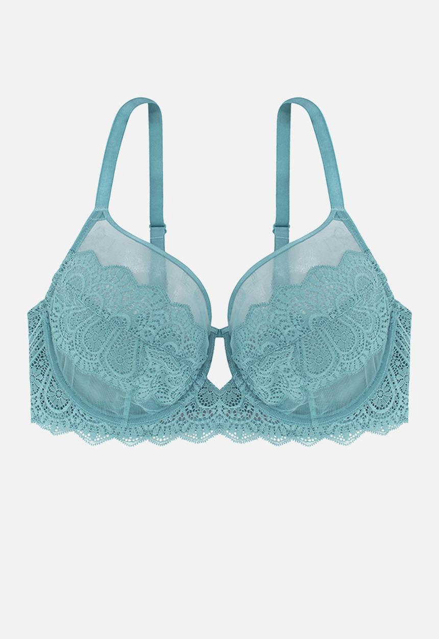 DORINA - Plus saige non padded wired bra - green