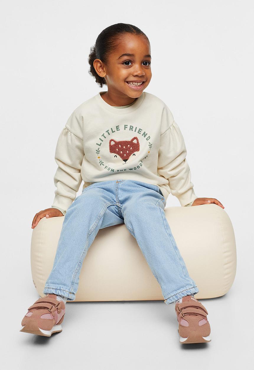 MANGO - Sweatshirt  fox - white