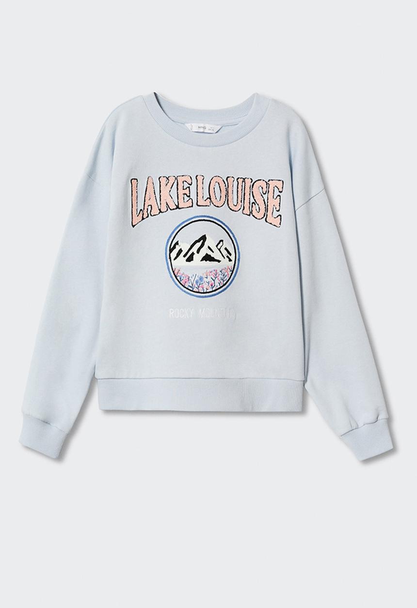 MANGO - Sweatshirt louise - light blue