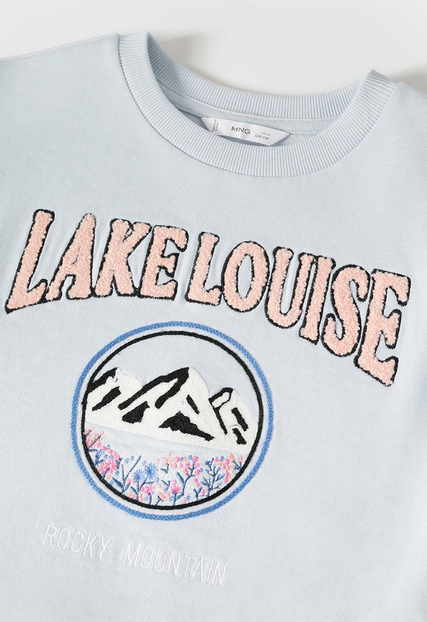 MANGO - Sweatshirt louise - light blue