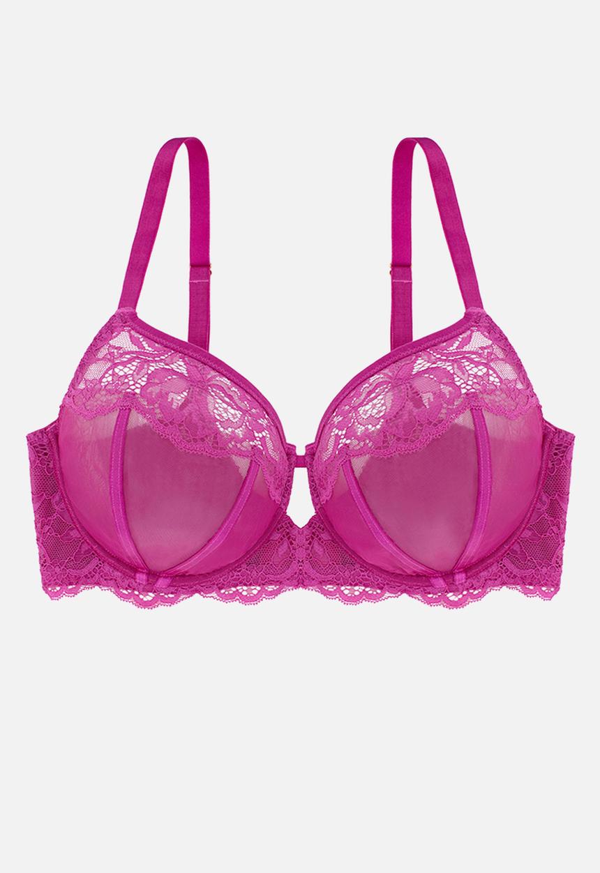 DORINA - Plus desiree non padded wired bra - fuchsia