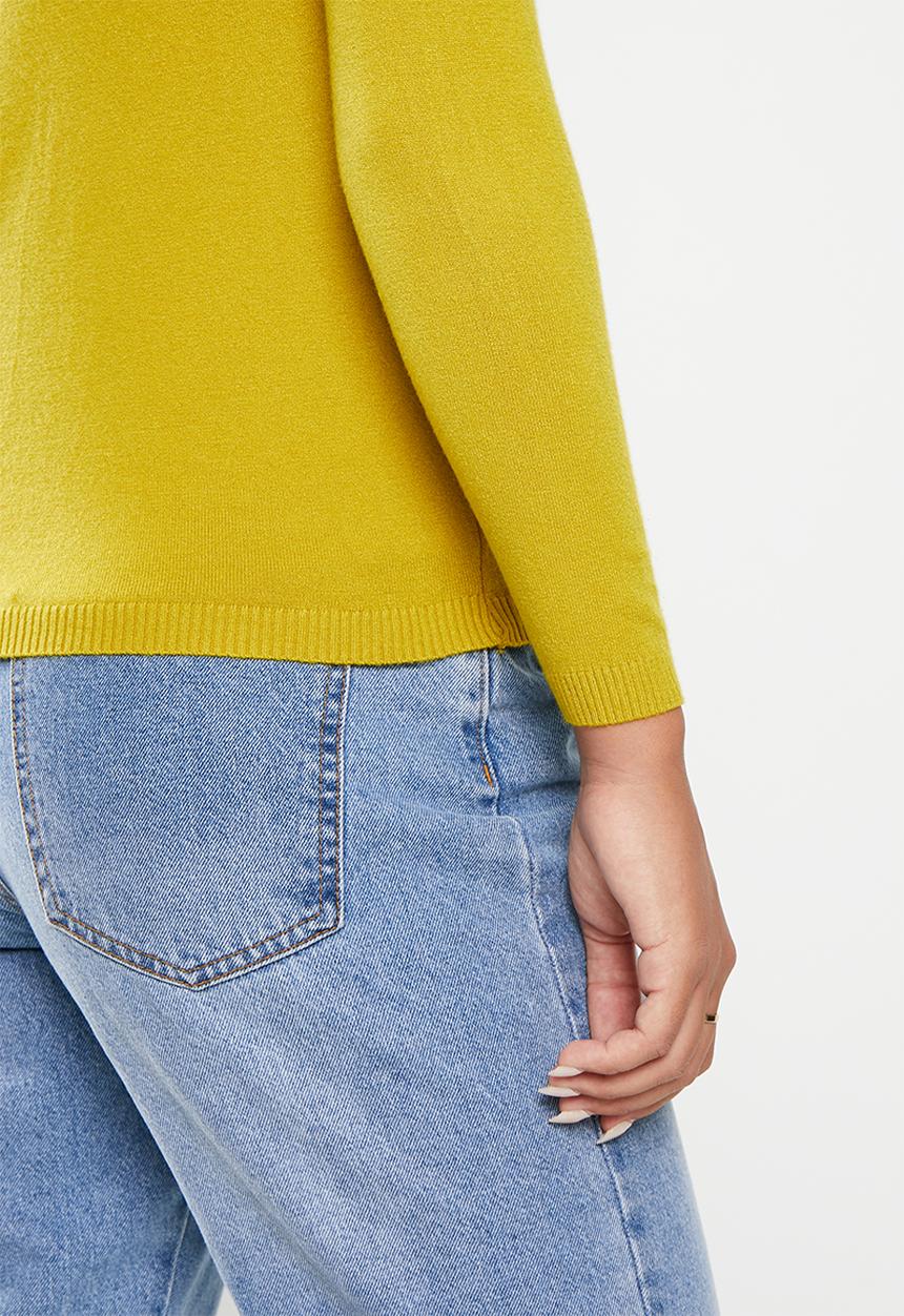dailyfriday - V-neck jumper - ochre
