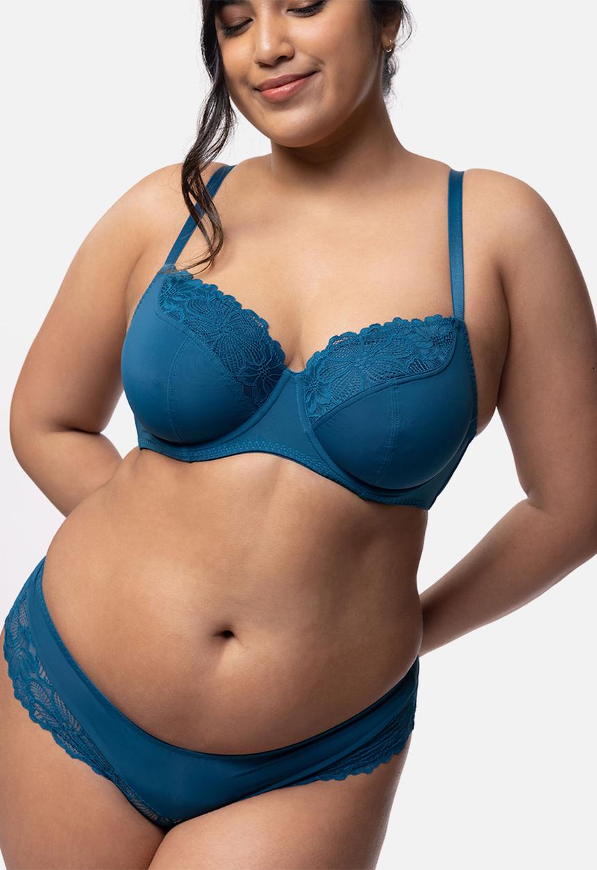 DORINA - Plus kelsea 2pack non padded wired bra - blue/pink